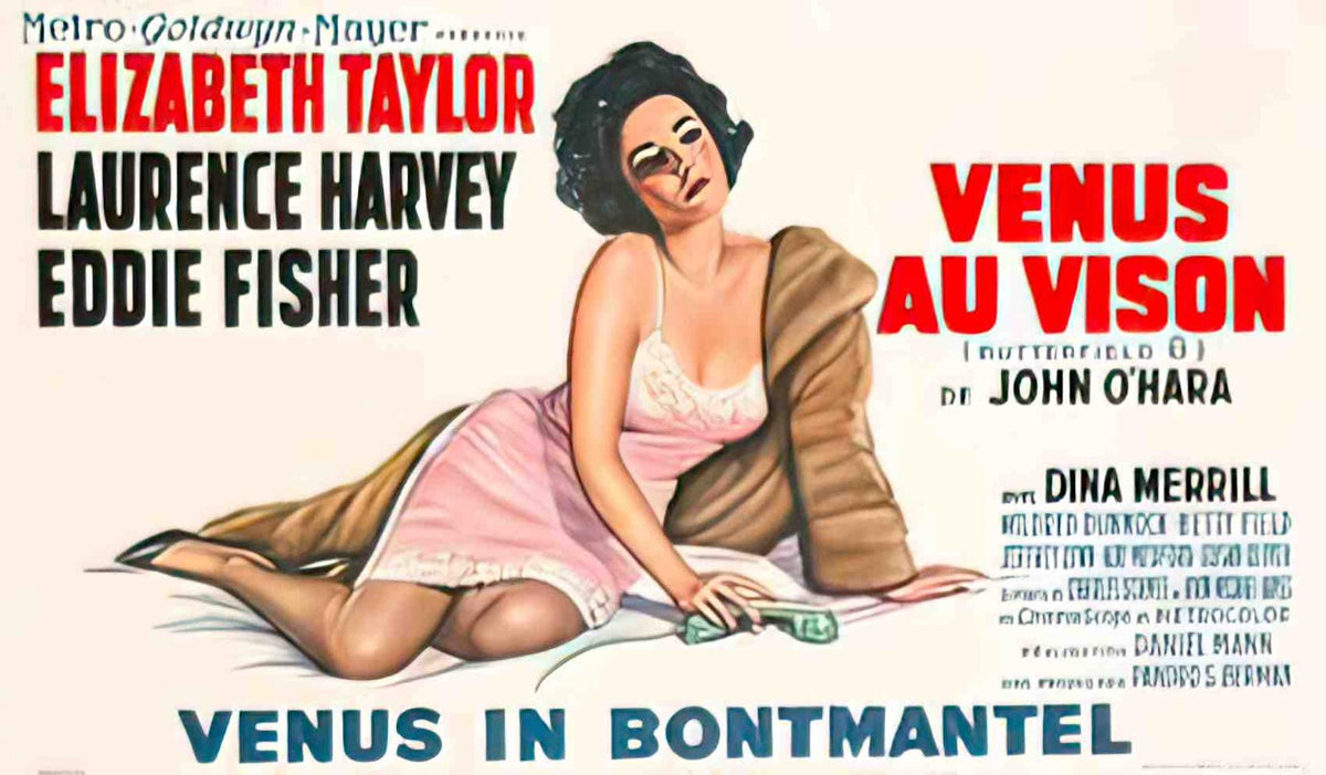 venus au vison la belge Advert A4 Photo Print