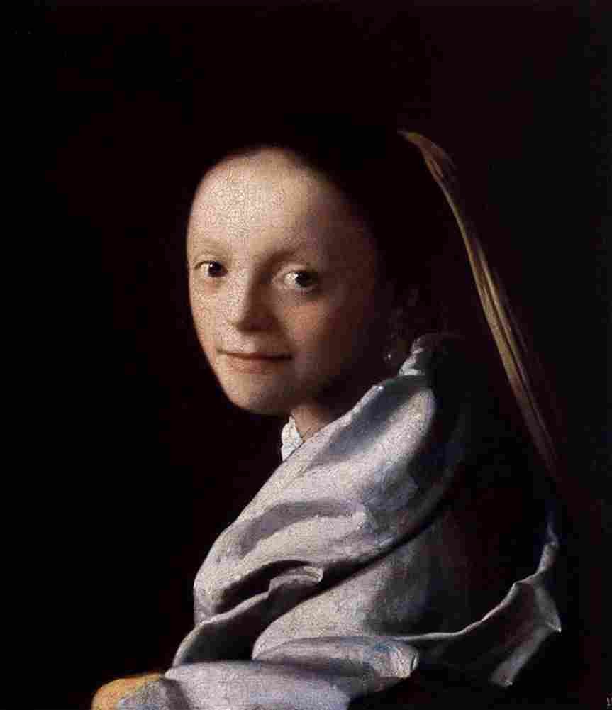ver a young woman Art A4 Photo Print