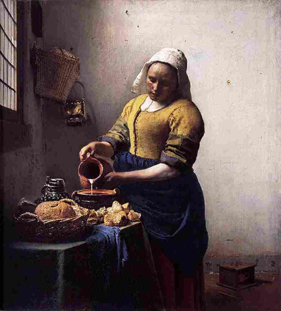 ver the milkmaid Art A4 Photo Print