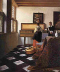 ver the music lesson Art A4 Photo Print