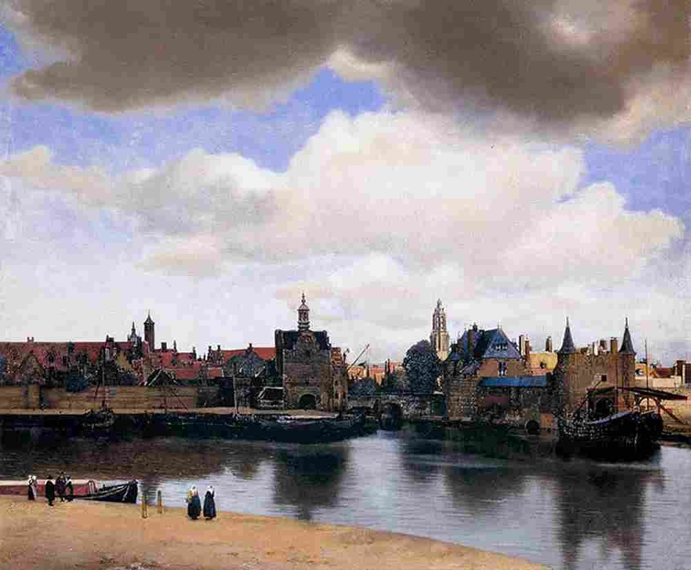 ver view of delft Art A4 Photo Print