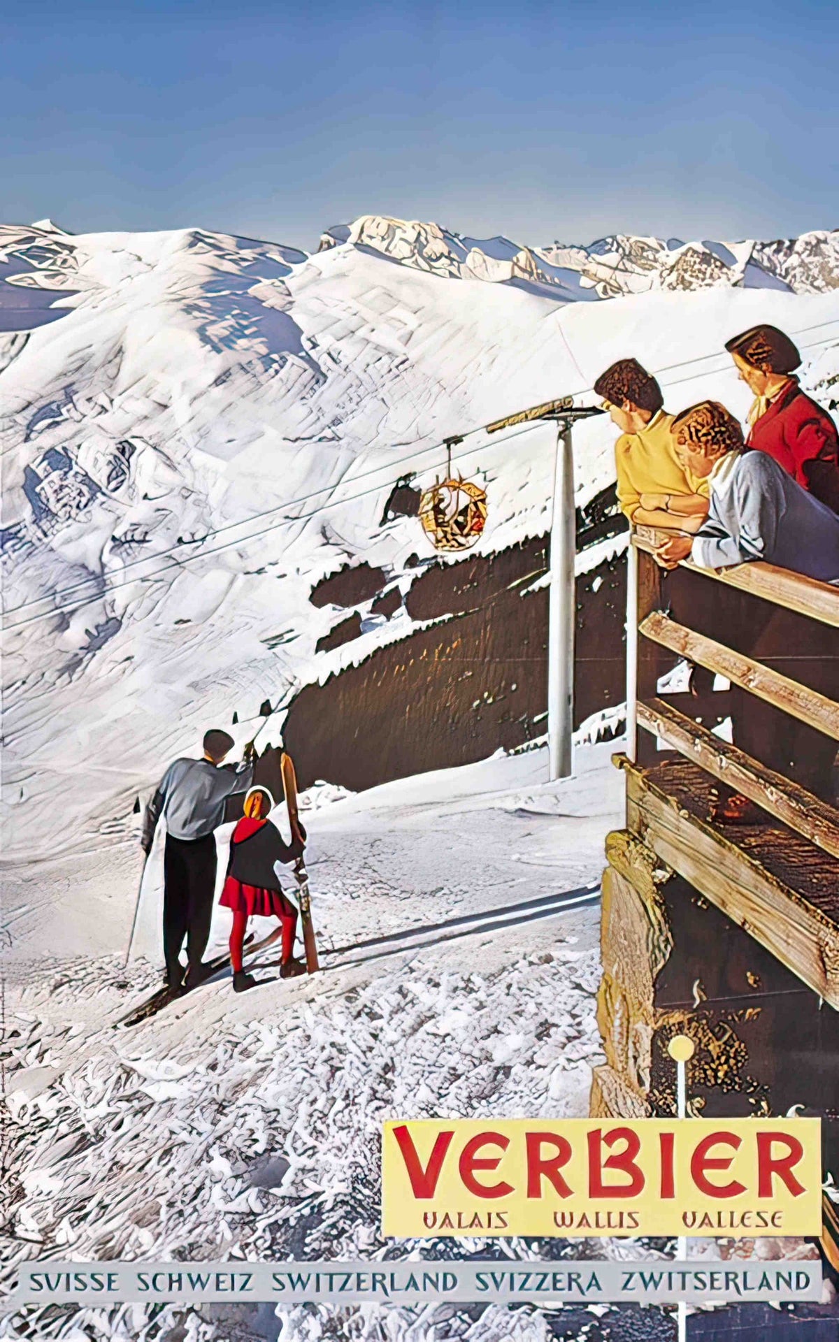 verbier 5 Advert A4 Photo Print