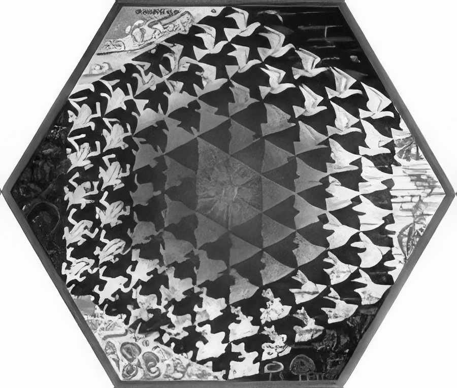 verbum mc escher 1942 A4 Photo Print