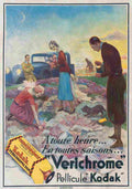 verichrome pellicule kodak f auer 1935 4 Advert A4 Photo Print