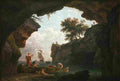 vern Bathers in a Cave Art A4 Photo Print
