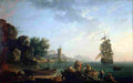 vern British man of war by Vernet Art A4 Photo Print