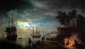 vern Seaport by Moonlight Art A4 Photo Print