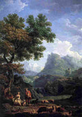 vern Shepherd in the Alps Art A4 Photo Print