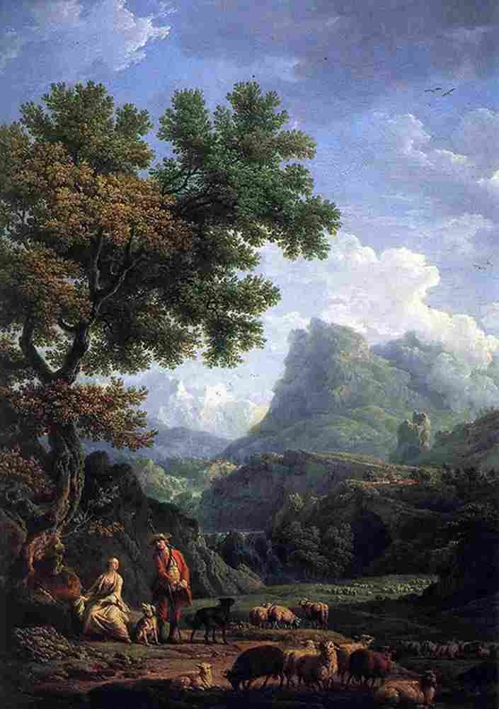 vern Shepherd in the Alps Art A4 Photo Print