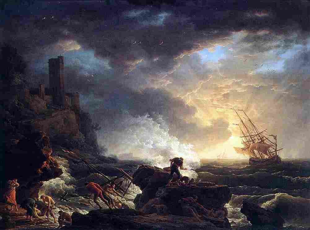 vern Shipwreck Art A4 Photo Print