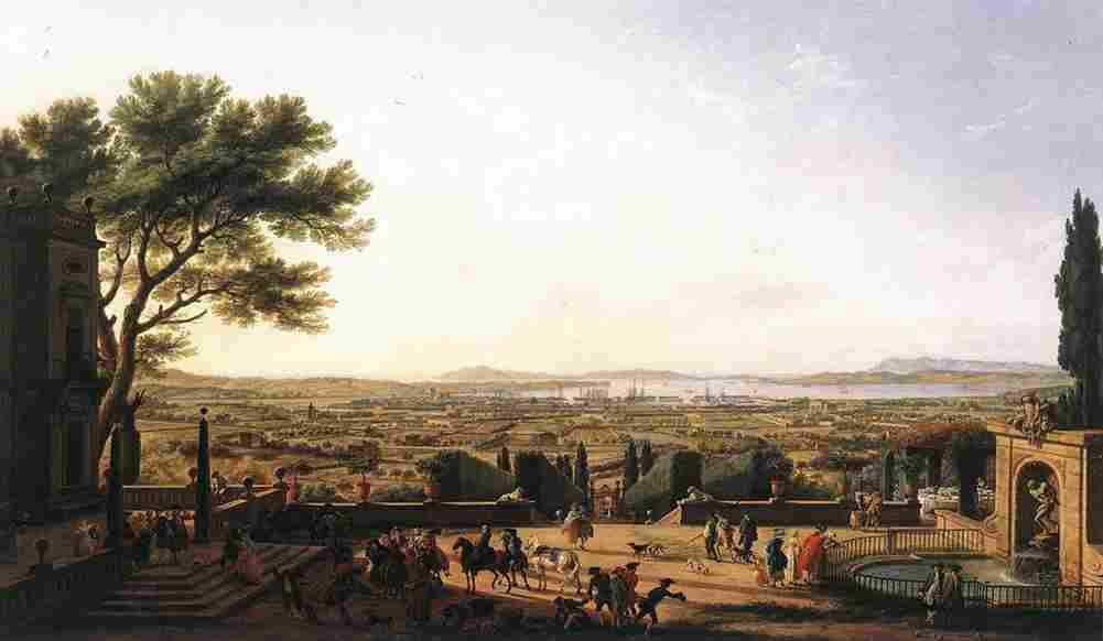vern Town and Harbour of Toulon Art A4 Photo Print