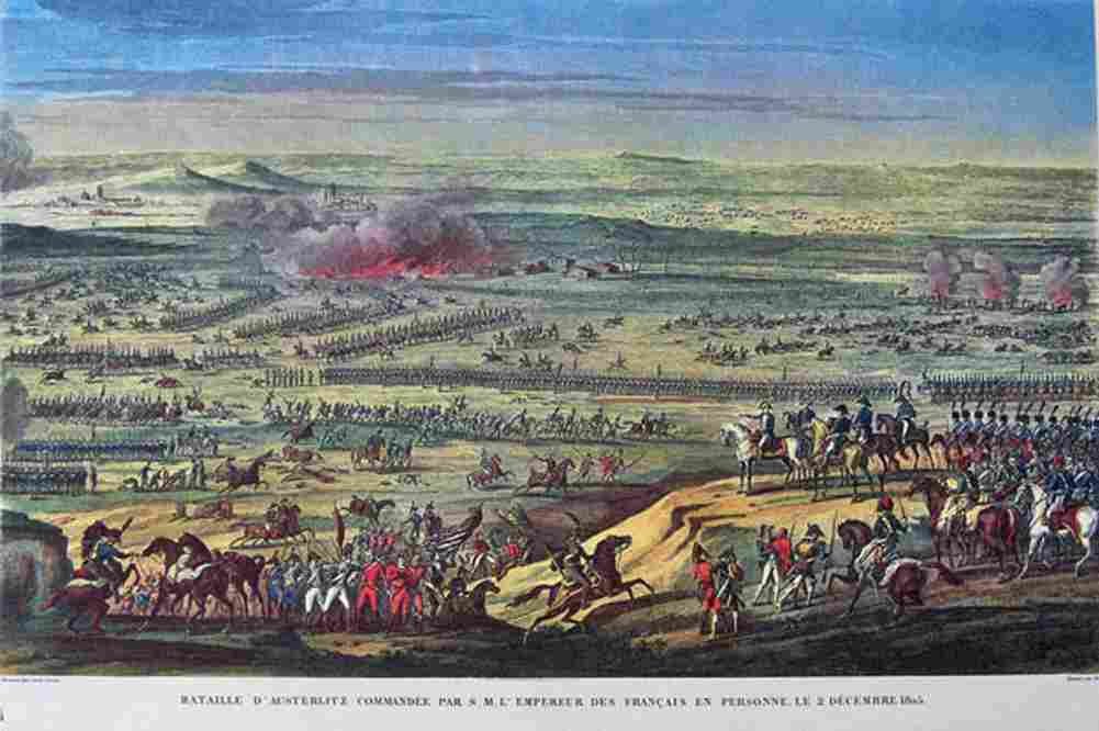 vernet carle napoleon at austerlitz Art A4 Photo Print