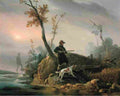 vernet horace hunting scene Art A4 Photo Print