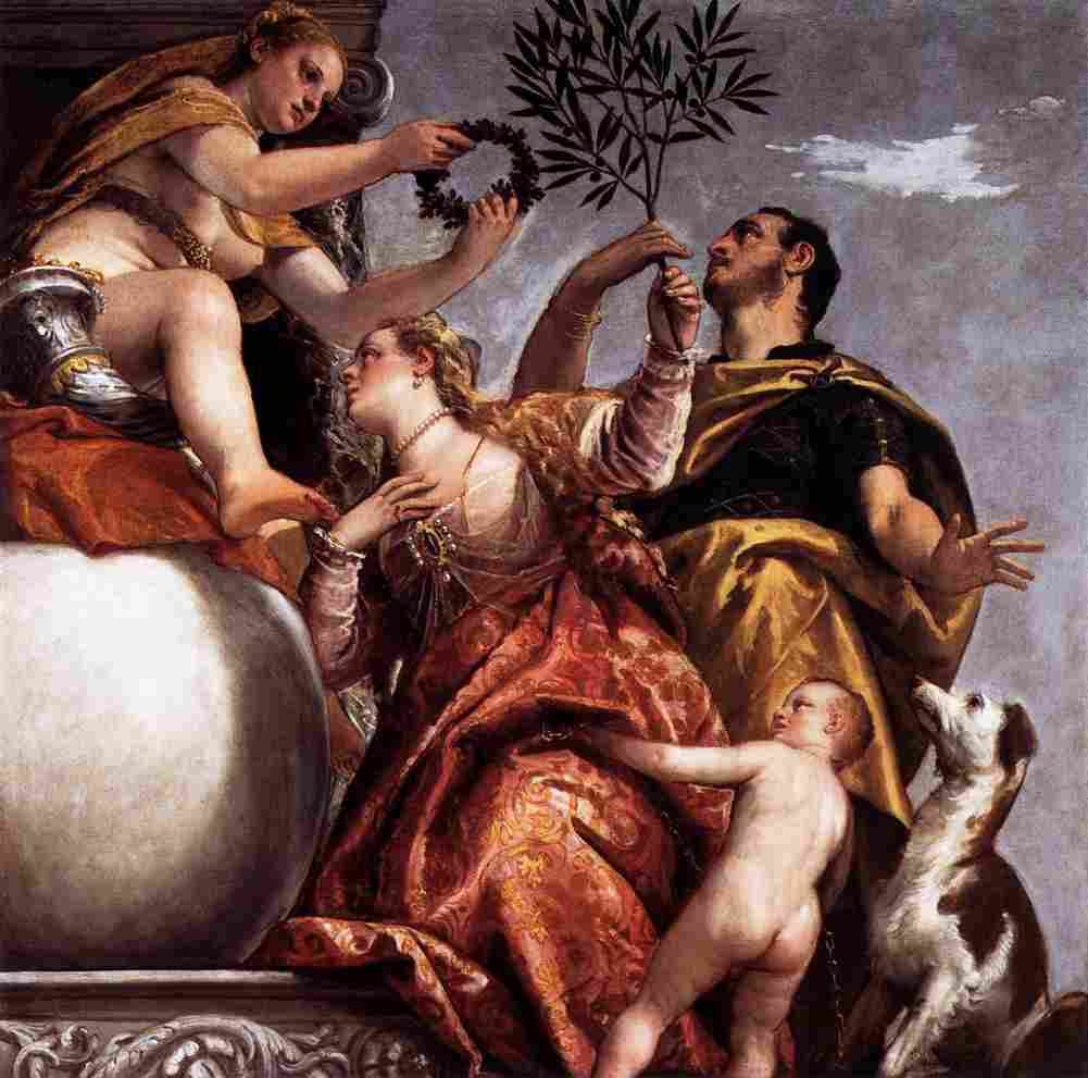 veronese allegory of love four happy union Art A4 Photo Print