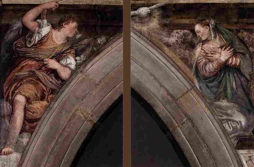 veronese annunciation Art A4 Photo Print