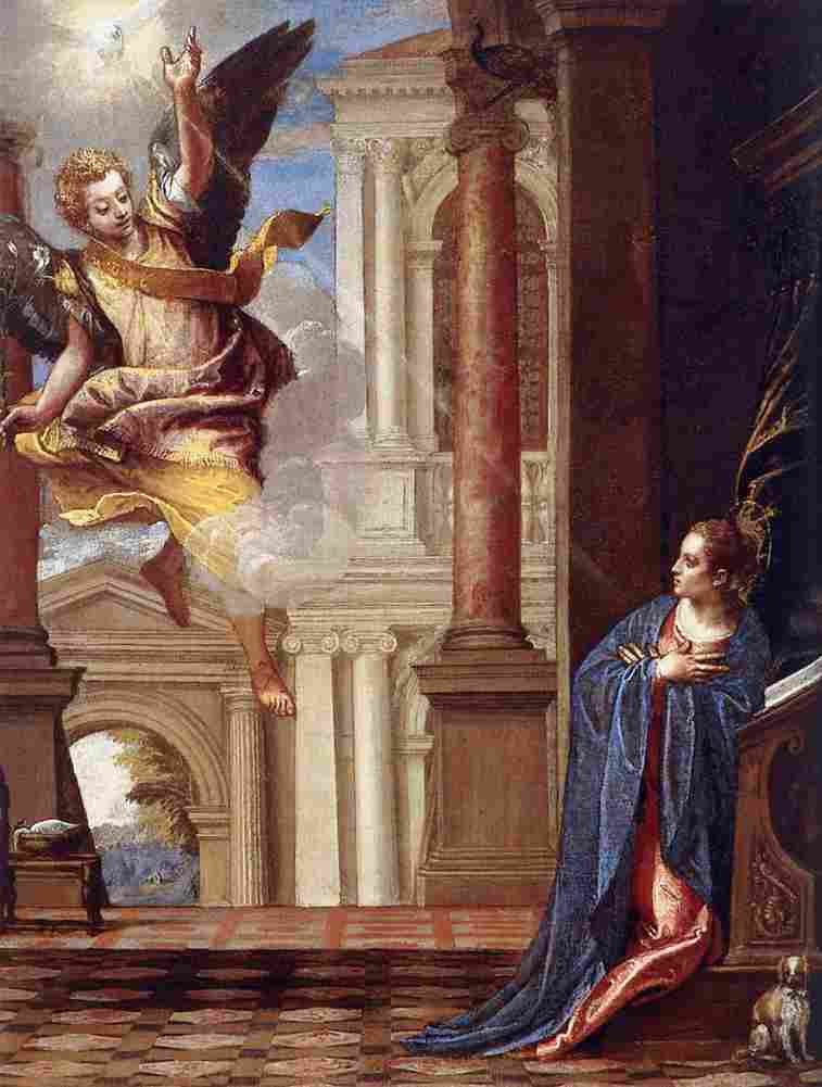 veronese annunciation three Art A4 Photo Print