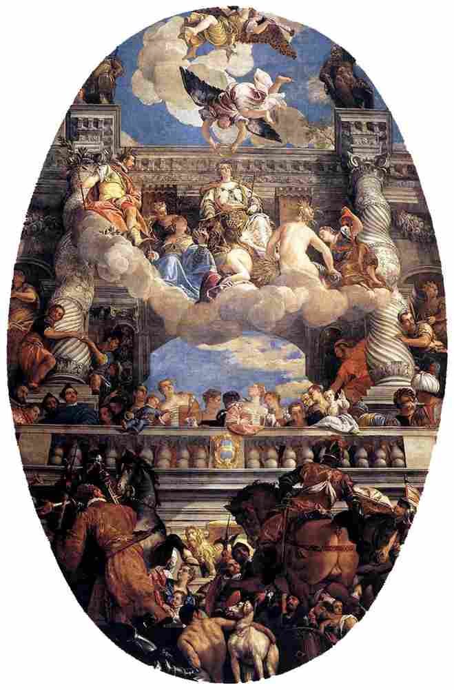 veronese apotheosis of venice Art A4 Photo Print