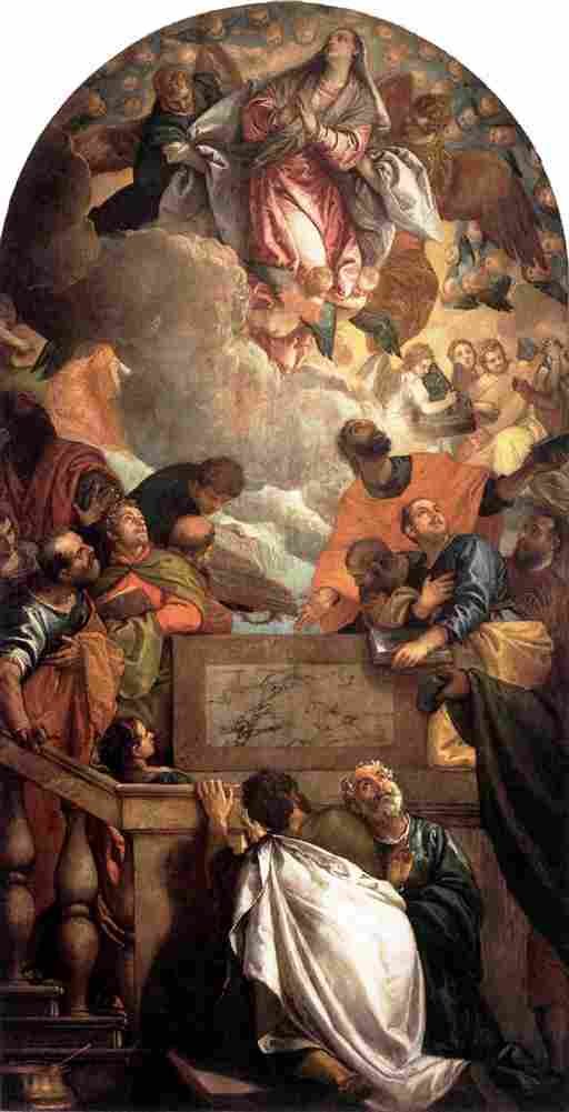 veronese assumption of the virgin Art A4 Photo Print