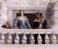 veronese figures behind the parapet Art A4 Photo Print