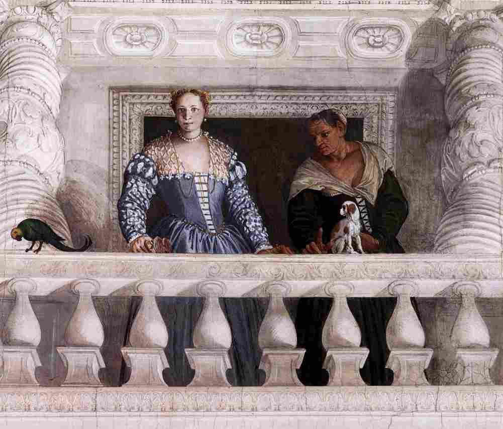 veronese figures behind the parapet Art A4 Photo Print