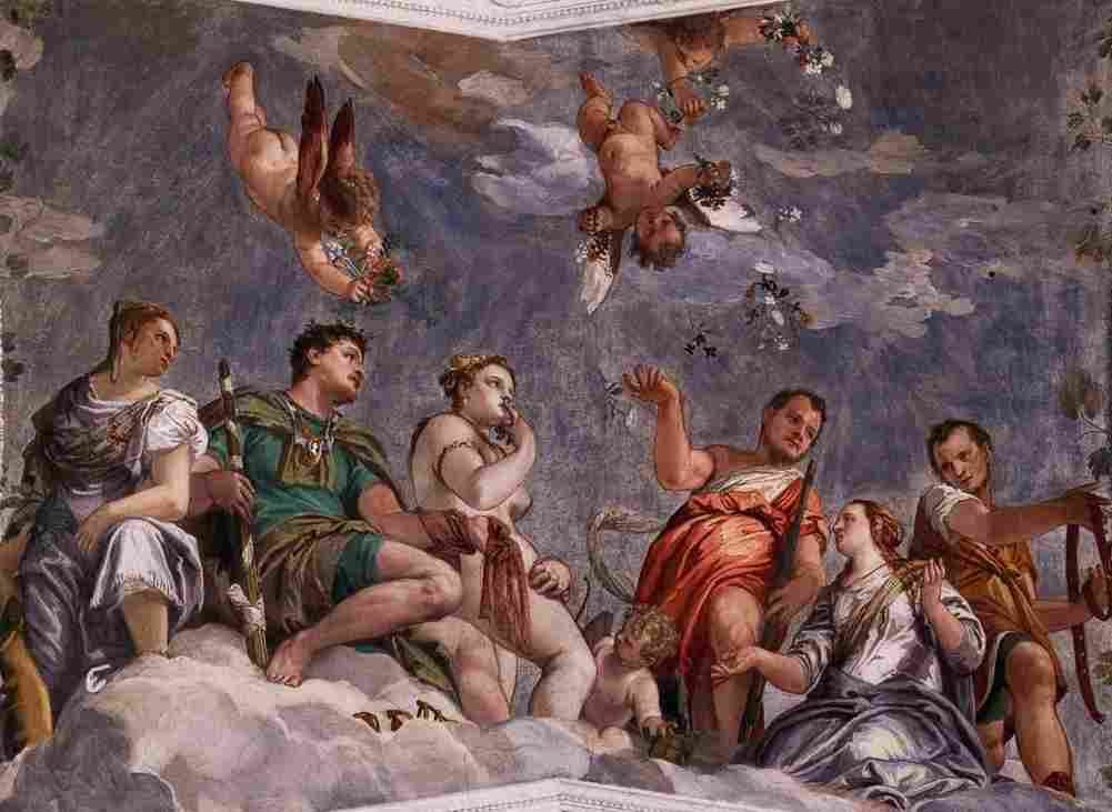 veronese hyman juno and venus Art A4 Photo Print