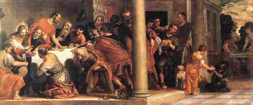 veronese last supper Art A4 Photo Print