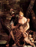 veronese mars undressing venus Art A4 Photo Print