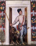 veronese nobleman in hunting attire Art A4 Photo Print