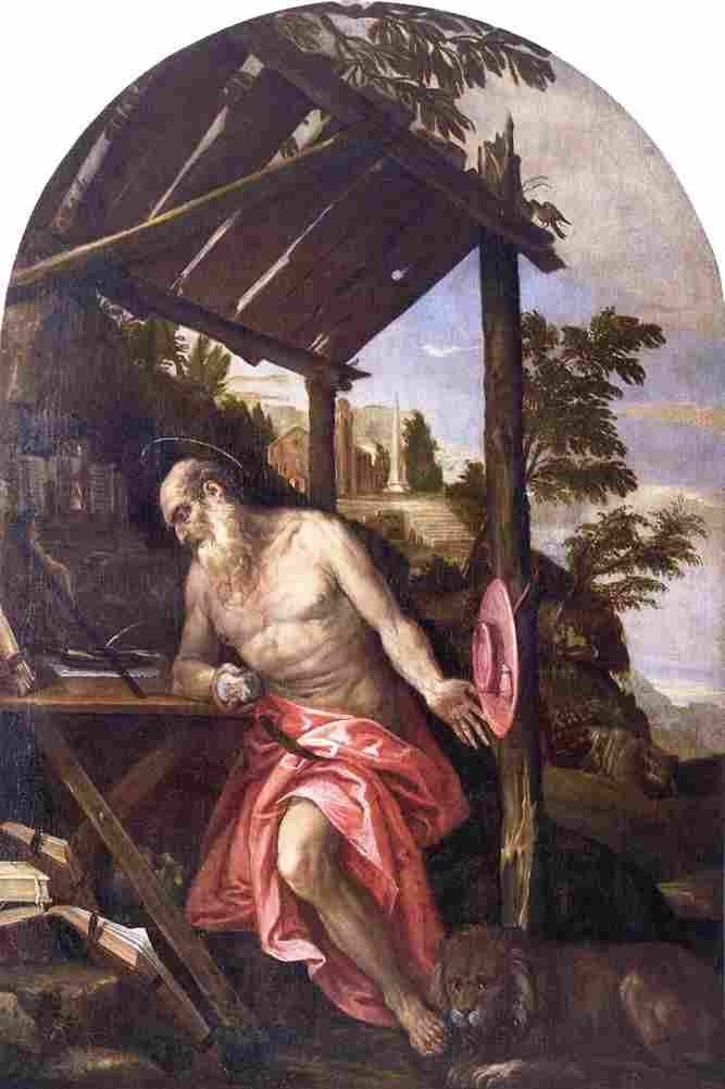 veronese saint jerome Art A4 Photo Print