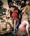 veronese saint john the baptist preaching Art A4 Photo Print