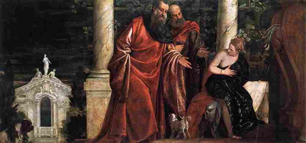 veronese susanna and the elders Art A4 Photo Print