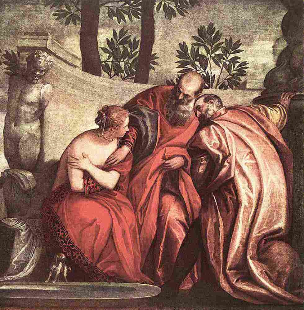 veronese susanna in the bath Art A4 Photo Print