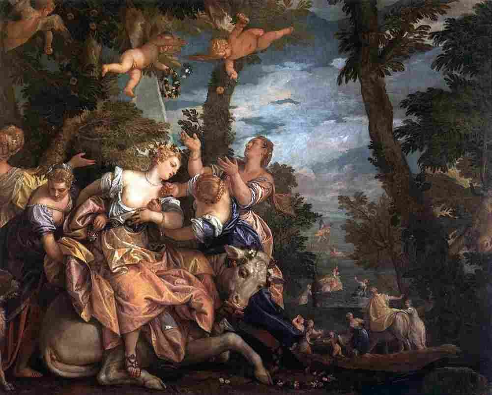 veronese the rape of europa Art A4 Photo Print