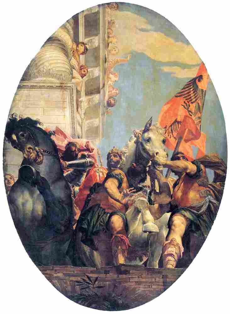 veronese the triumph of mordecai Art A4 Photo Print