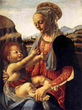 verrocchio madonna and child Art A4 Photo Print
