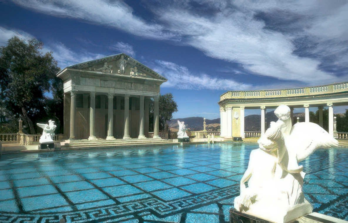 versace pool como Vintage A4 Photo Print