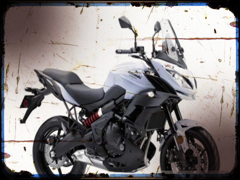 versys 650 abs A4 Photo Print Motorbike Vintage Aged