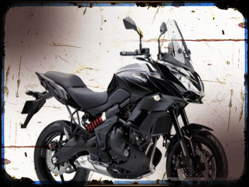 versys 650l abs A4 Photo Print Motorbike Vintage Aged