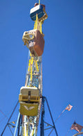 vertical spinner ride Vintage A4 Photo Print
