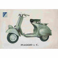 vespa 1948 1950 2 Advert A4 Photo Print