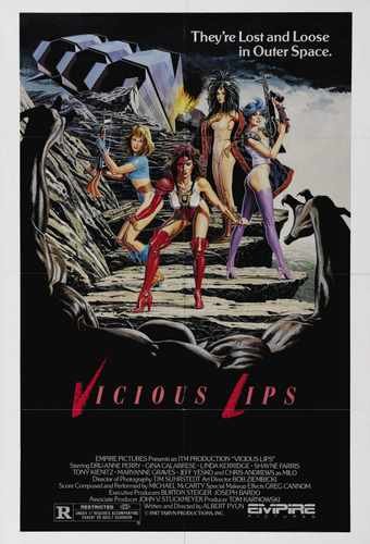 vicious lips  01 film star poster A4 Photo Print