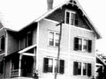victorian brick house 11980s 1990s A4 Photo Print