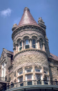 victorian mansion turret Vintage A4 Photo Print
