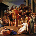 vien marcus aurelius distributing bread to the people Art A4 Photo Print