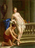 vien two women bathing Art A4 Photo Print
