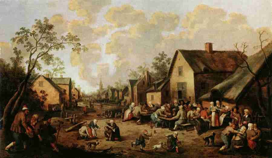 village 6 Art A4 Photo Print