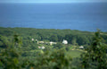 village coast blue Vintage A4 Photo Print