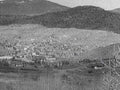 village valley mountains1980s 1990s A4 Photo Print