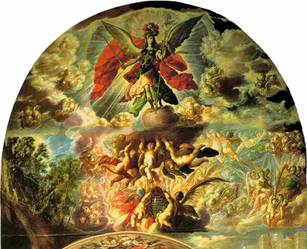 villalpando apparition of saint michael Art A4 Photo Print