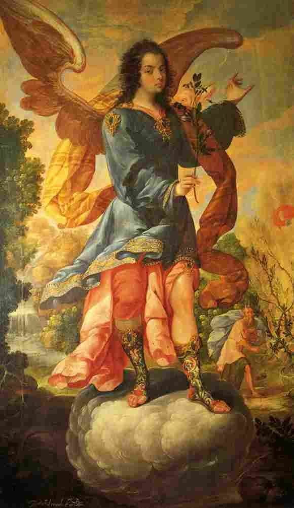 villalpando archangel barachiel Art A4 Photo Print